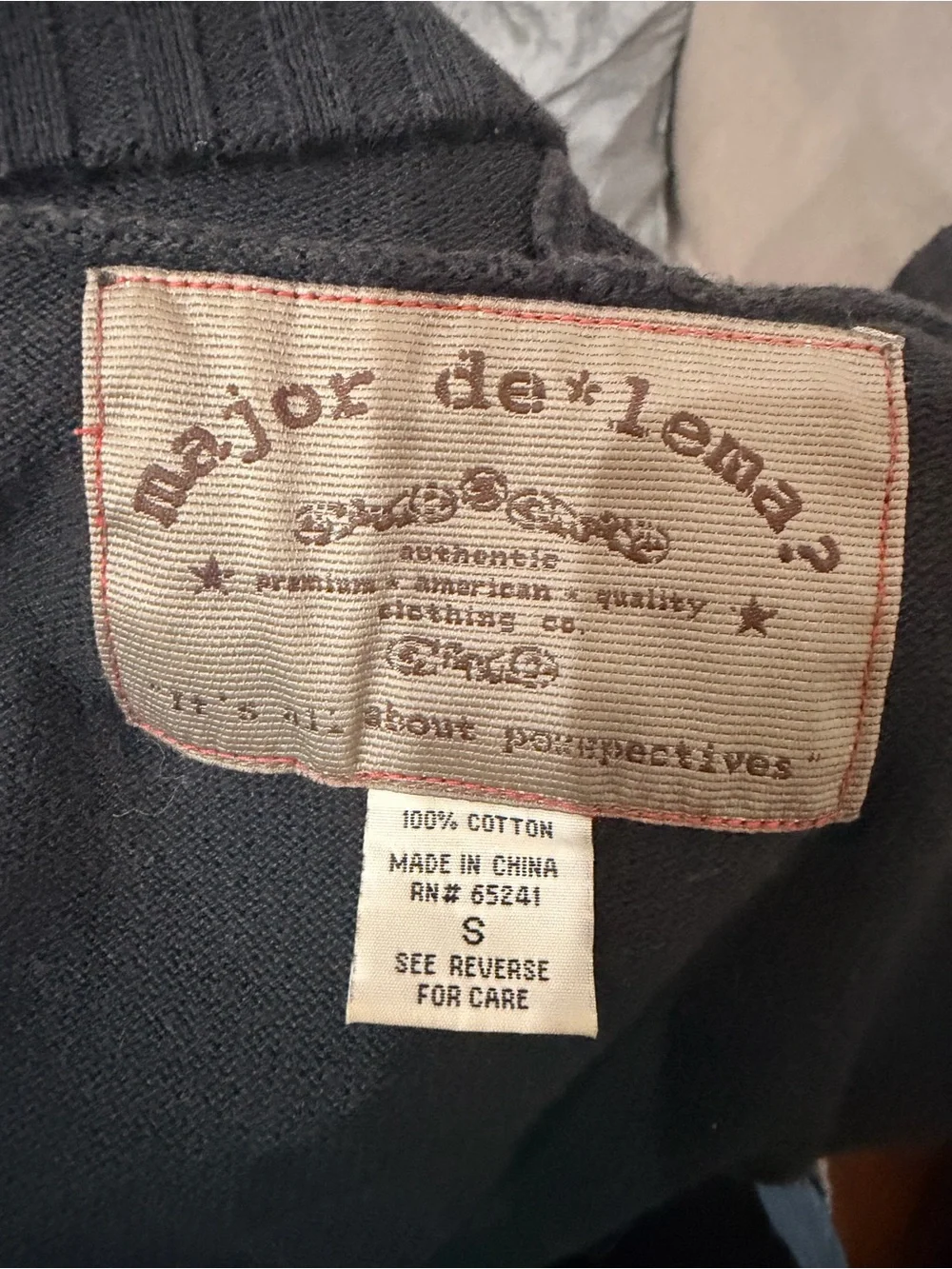 Unique Vintage Major De Lema? Sleeveless Black Knit Belted Cardigan